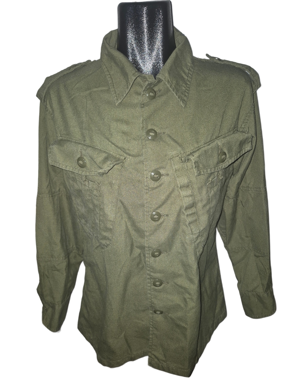 Canadian Forces Olive Green Lightweight Military-Style Men's Combat Jacket S